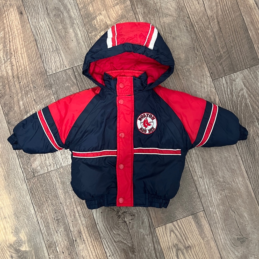 Boston Red Sox Vintage Baby Puffer Jacket